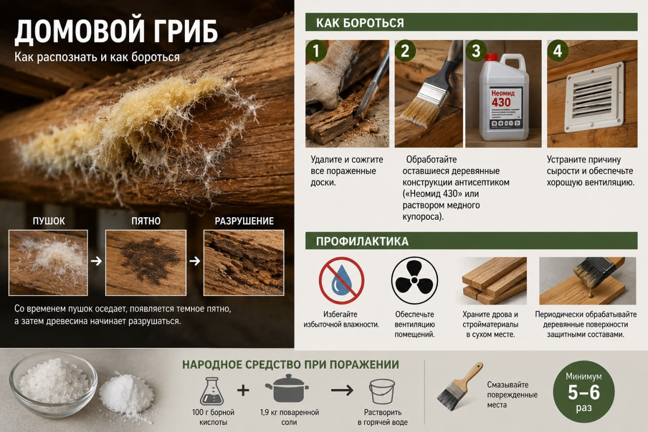 домовой гриб
